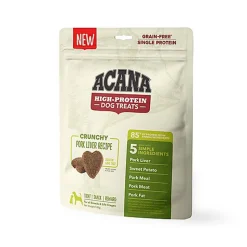 Acana - Friandises Crunchy au Foie et au Porc pour Chien - 100g
