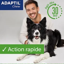 Adaptil - Bouchées Moelleuses d'Appaisement Adaptil Chew pour Chiens - x30