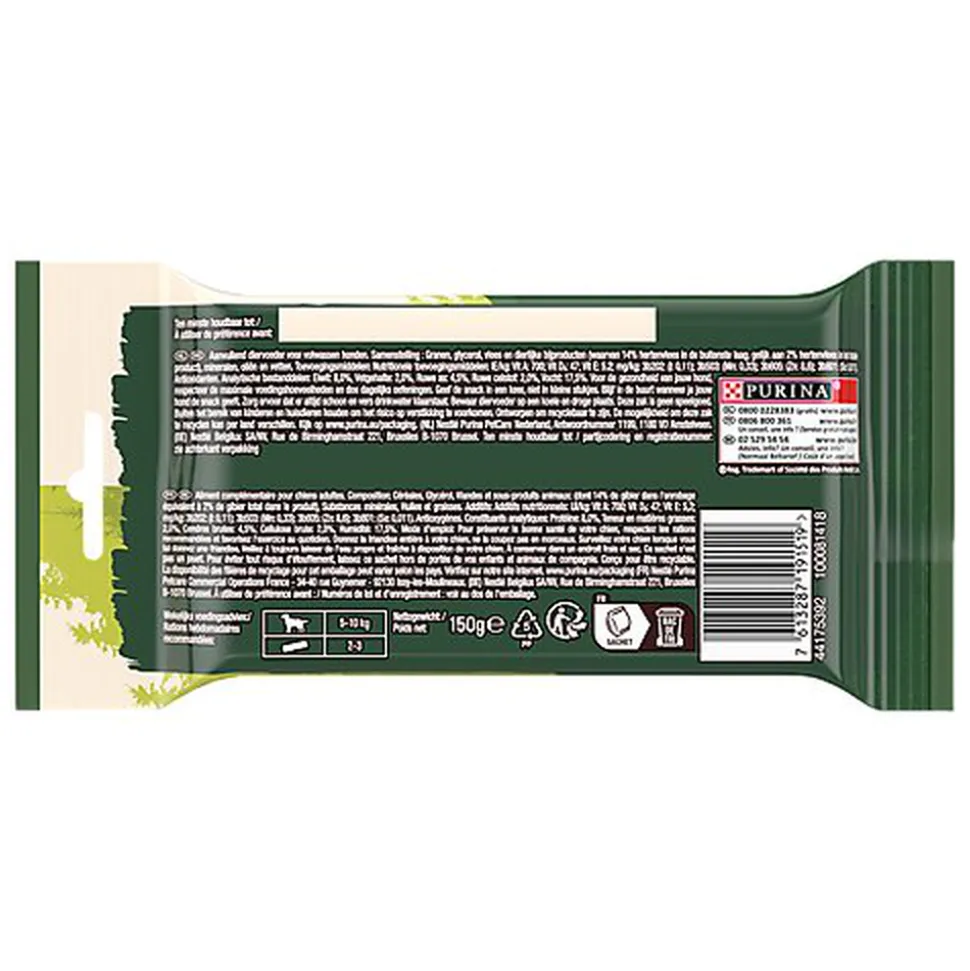 ADVENTUROS - Bâtonnet à mâcher au Gibier Mini pour Petits Chiens - 150g