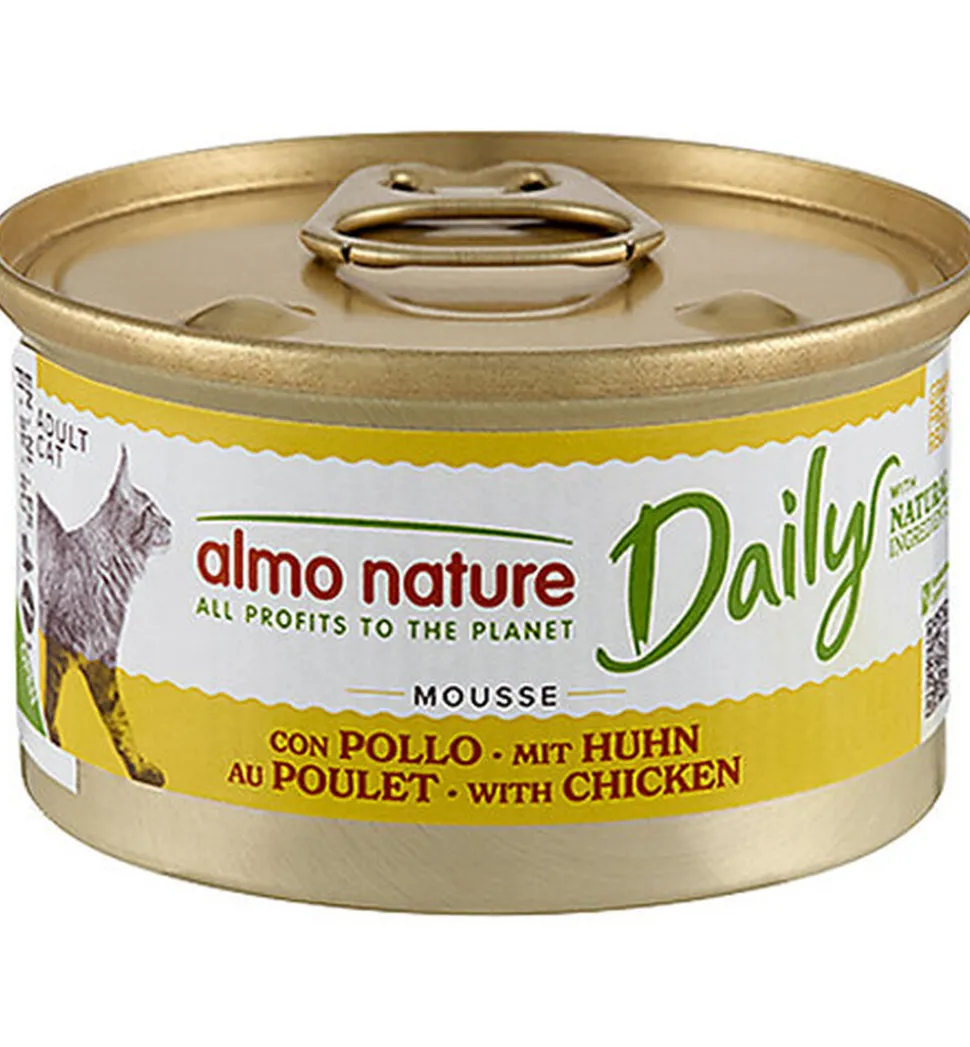 Almo Nature - Boîte Daily Menu en Mousse au Poulet pour Chat - 85g