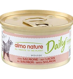Almo Nature - Boîte Daily Menu en Mousse au Saumon pour Chat - 85g