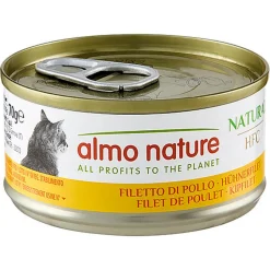Almo Nature - Boîte Natural au Filet de Poulet pour Chat - 70g