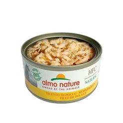 Almo Nature - Boîte Natural au Filet de Poulet pour Chat - 70g