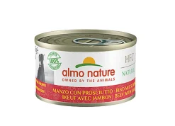 Almo Nature - Pâtée en Boîte HFC Bœuf Jambon pour Chien