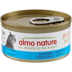 Almo Nature - Pâtée en Boîte HFC Jelly Maquereau pour Chat - 70g