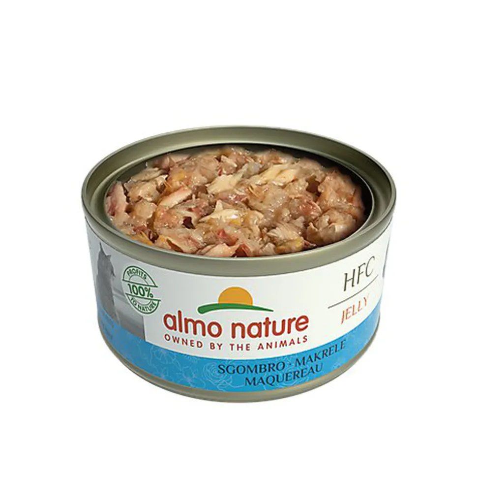 Almo Nature - Pâtée en Boîte HFC Jelly Maquereau pour Chat - 70g