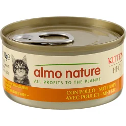 Almo Nature - Pâtée en Boîte HFC Natural Kitten Poulet pour Chaton - 70g