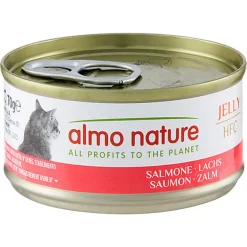 Almo Nature - Pâtée en Boîte HFC Jelly Saumon pour Chat - 70g