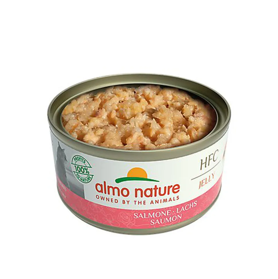 Almo Nature - Pâtée en Boîte HFC Jelly Saumon pour Chat - 70g