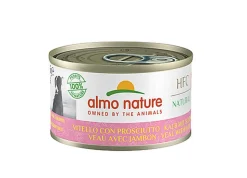 Almo Nature - Pâtée en Boîte HFC Veau et Jambon pour Chiens - 95g