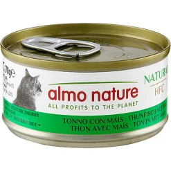 Almo Nature - Pâtée en Boîte HFC Natural Thon et Maïs pour Chat - 70g