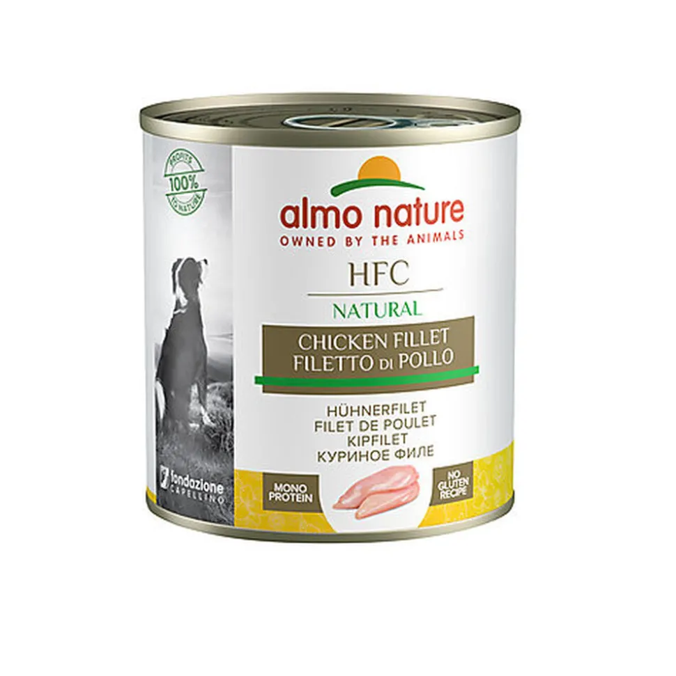 Almo Nature - Pâtée en Boîte HFC Filet de Poulet pour Chien