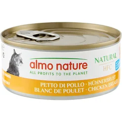 Almo Nature - Pâtée en Boîte HFC Natural Blanc de Poulet pour Chat