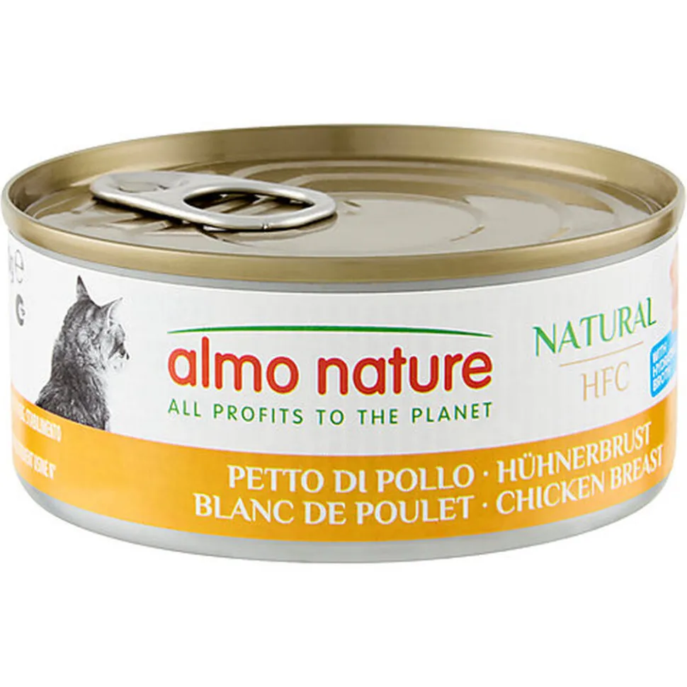 Almo Nature - Pâtée en Boîte HFC Natural Blanc de Poulet pour Chat