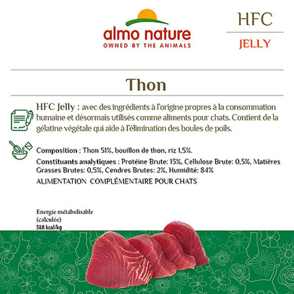 Almo Nature - Pâtée HFC Jelly Thon