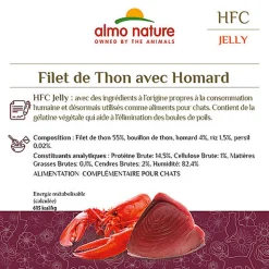 Almo Nature - Pâtée Hfc Jelly Filet De Thon Et Homard - 55g