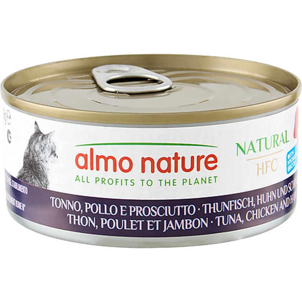 Almo Nature - Pâtée Hfc Natural Thon, Poulet Et Jambon - 150g