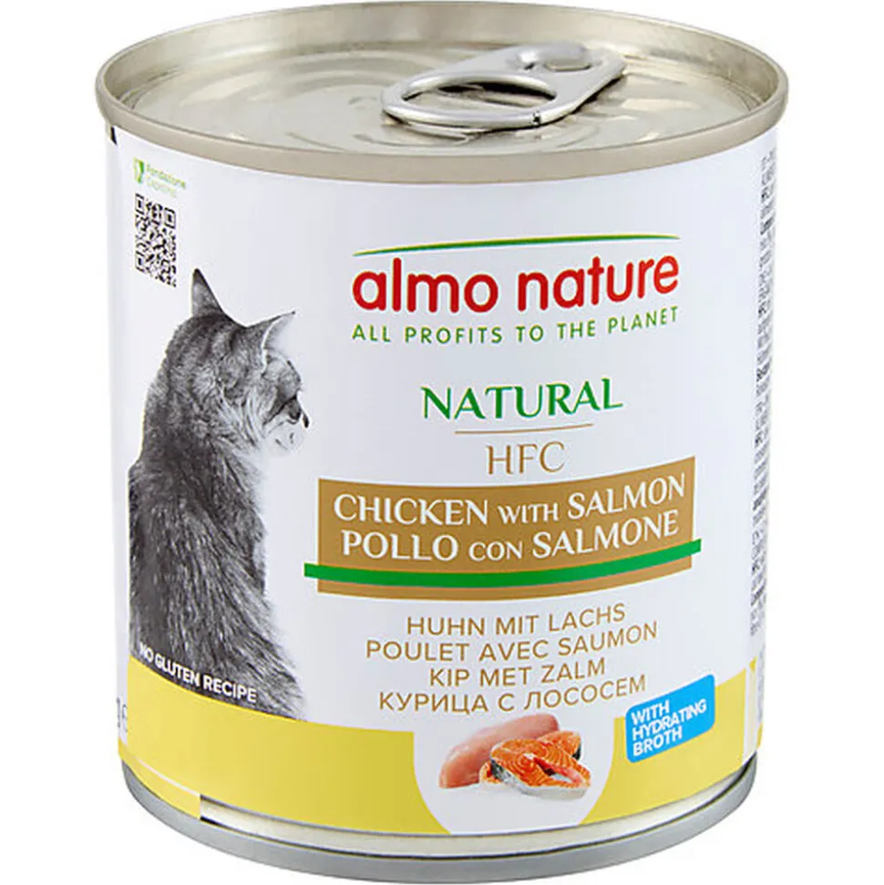 Almo Nature - Pâtée HFC Natural Poulet et Saumon