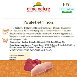 Almo Nature - Pâtée Hfc Natural Thon Et Poulet - 55g