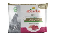 Almo Nature - Sachets Classic en Pack au Thon et Poulet pour Chat - 6x55g