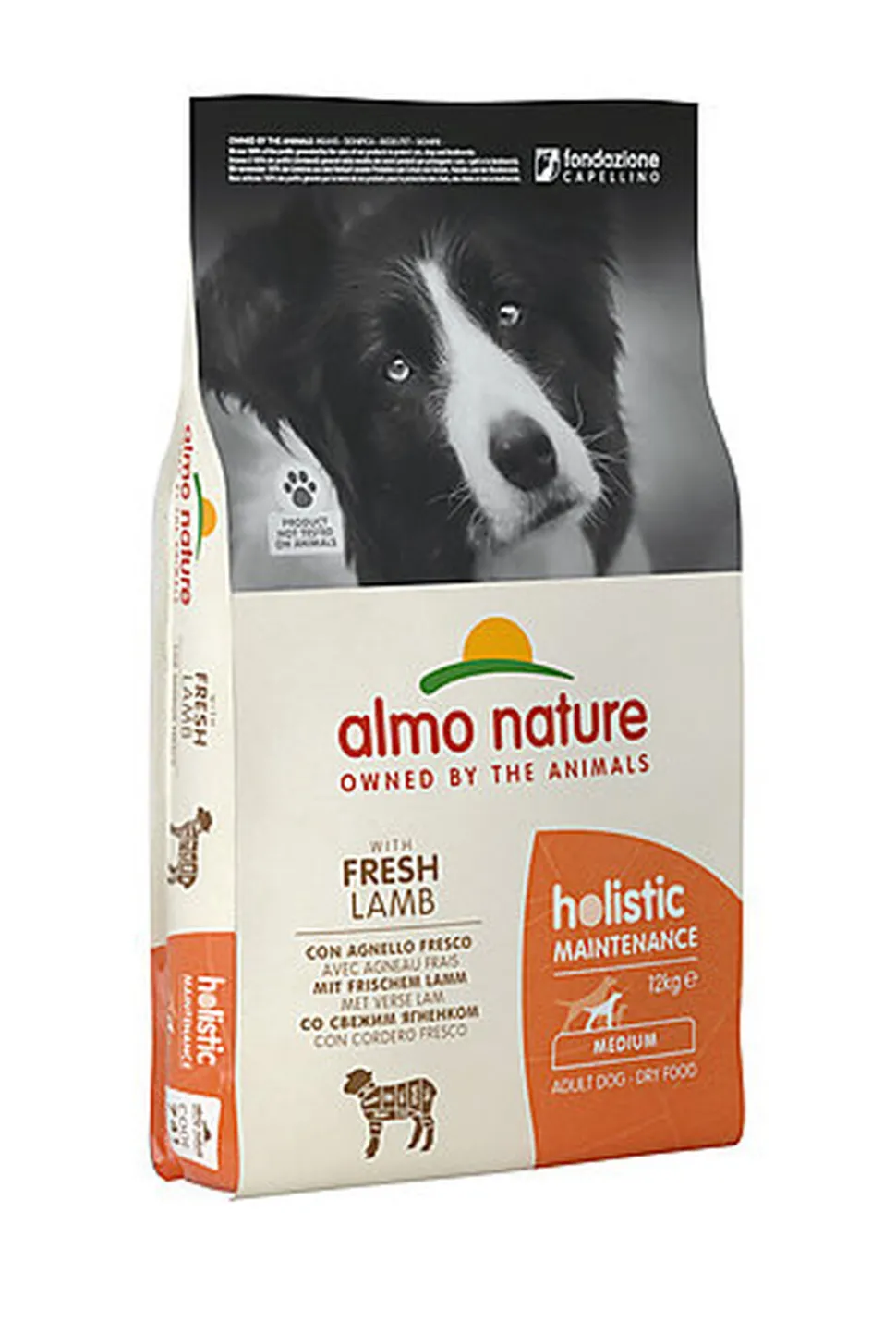 Almo Nature Holistic - Adulte Moyenne Race Agneau Frais - Sac 12 Kg