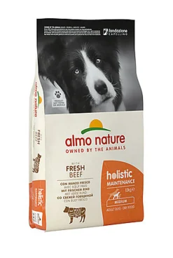 Almo Nature Holistic - Adulte Moyenne Race Bœuf Frais - Sac 12 Kg