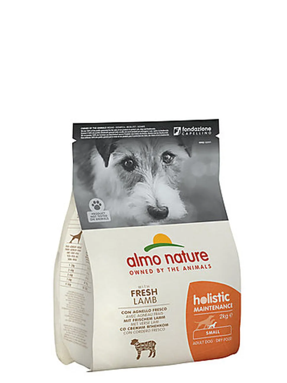 Almo Nature Holistic - Adulte Petite Race Agneau Frais - Sac 2 Kg