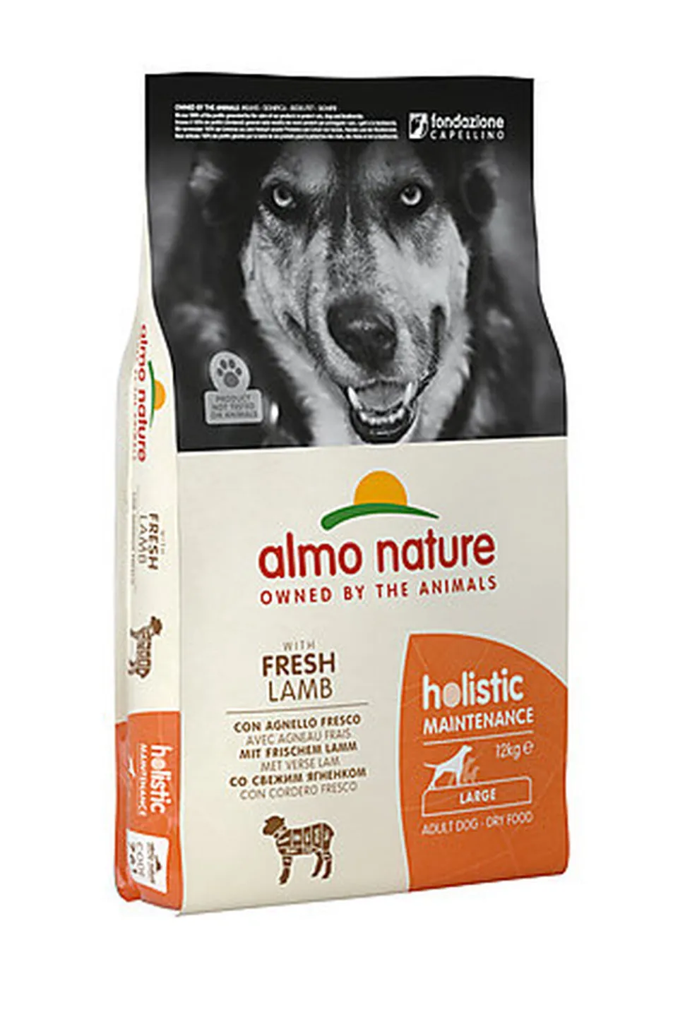 Almo Nature Holistic - Adulte Grande Race Agneau Frais - Sac 12 Kg