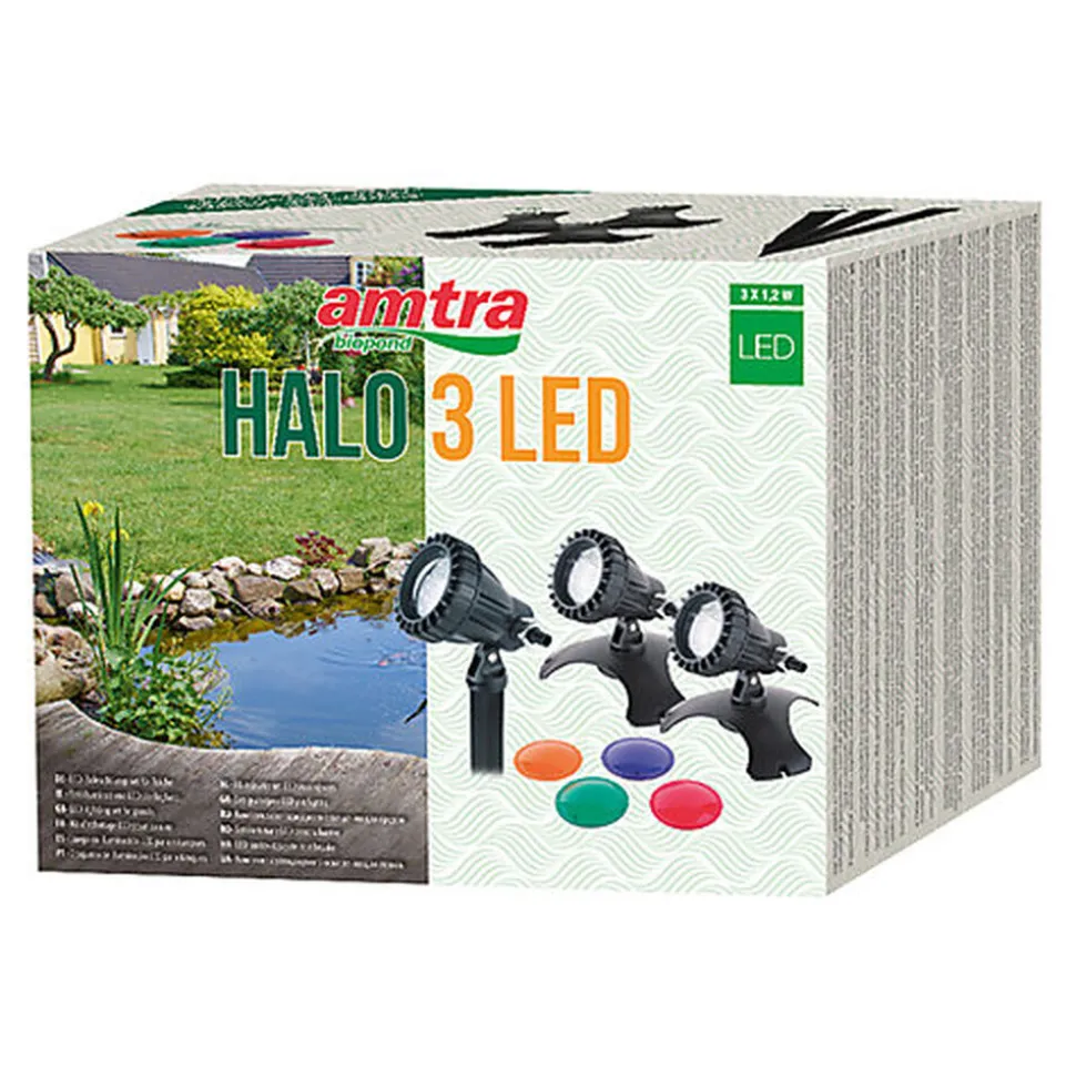 Amtra - Kit Eclairage Pond Halo 3 Led pour Bassin - 1,2w