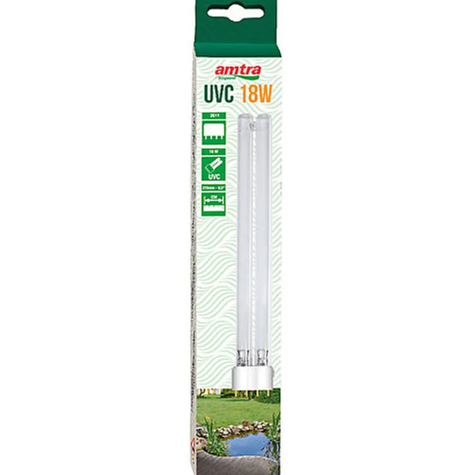 Amtra - Lampe Stérilisateur Uvc 18w 215mm 2G11