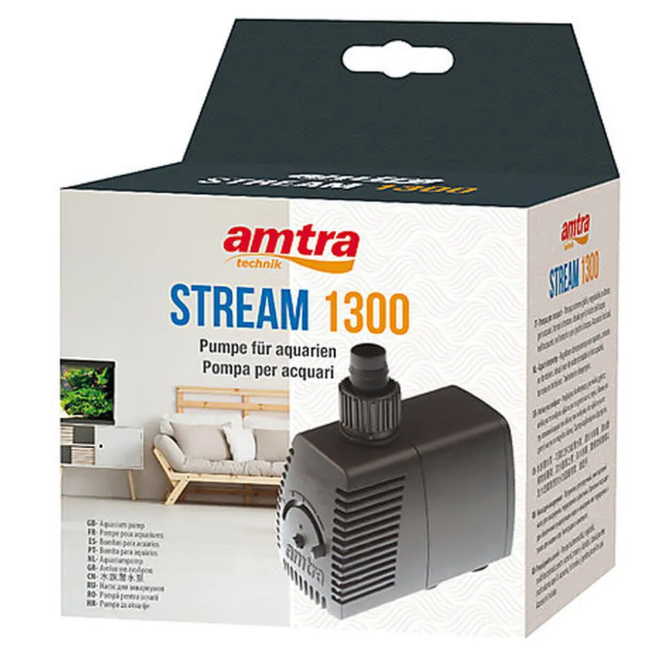Amtra - Pompe Stream pour Aquarium - 1300L/H