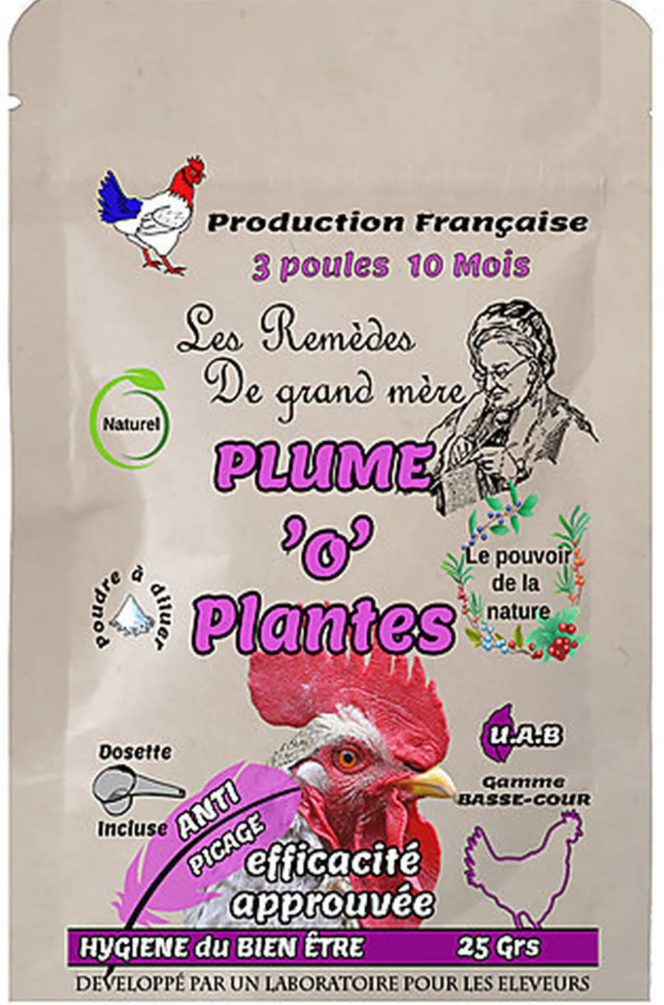 Animalgeo - PLUM'O'PLANTES -SACHET-25 G