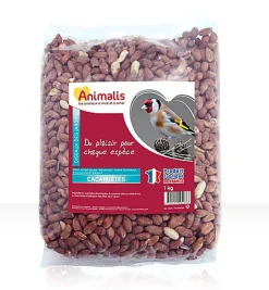 Animalis - Aliment Cacahuètes pour Oiseaux des Jardins - 1Kg
