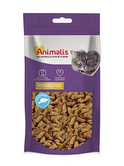 Animalis - Animalis Friandises Crunchy au Poisson pour Chat - 50g