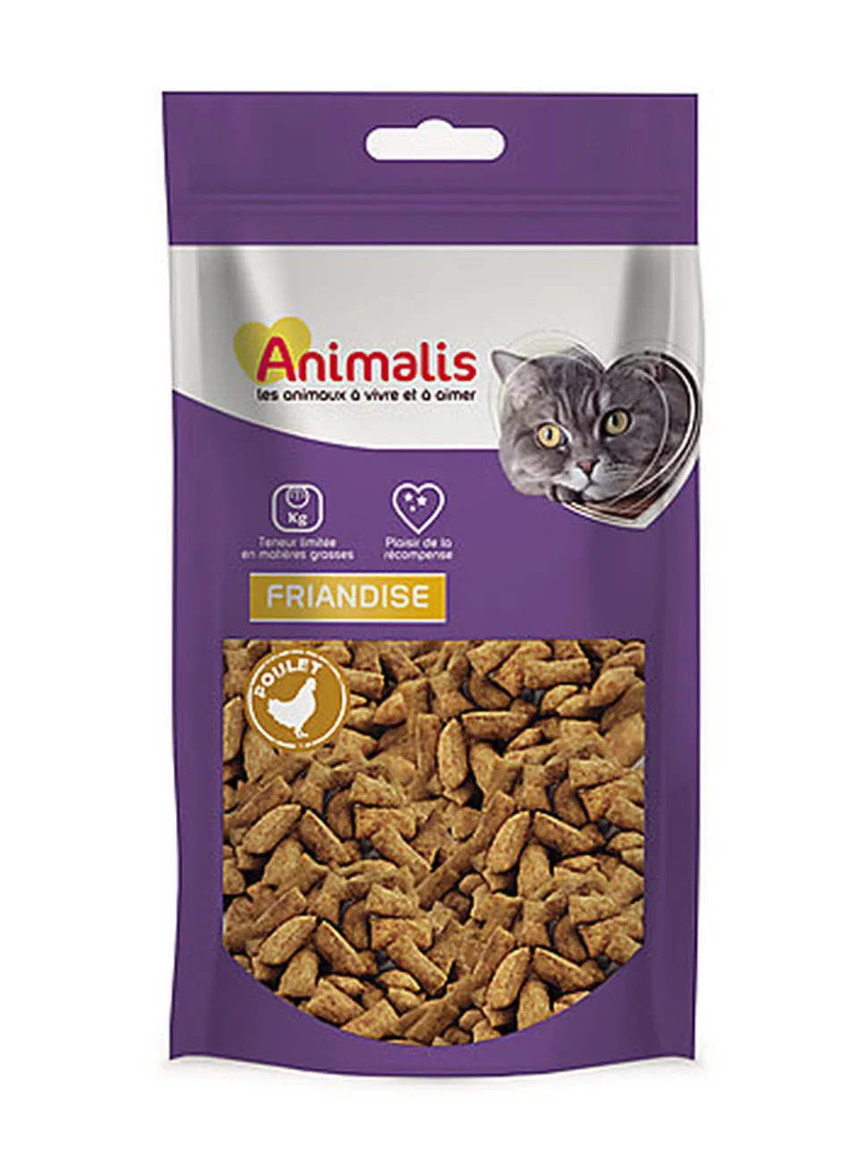 Animalis - Animalis Friandises Crunchy au Poulet pour Chat - 50g