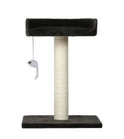 Animalis - Arbre à Chat Poteau avec Sofa - Noir