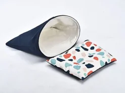 Animalis - Cachette Terazzo avec Coussin Amovible pour Chat