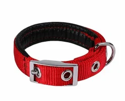 Animalis - Collier Basic Confort pour Chien Rouge