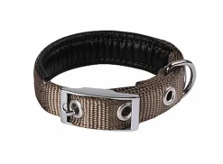 Animalis - Collier Basic Confort pour Chien Taupe