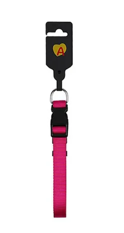 Animalis - Collier Basic pour Chien Fuchsia