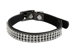 Animalis - Collier Diam's pour Chat - Noir