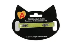 Animalis - Collier Fantaisie Poisson pour Chat - Vert