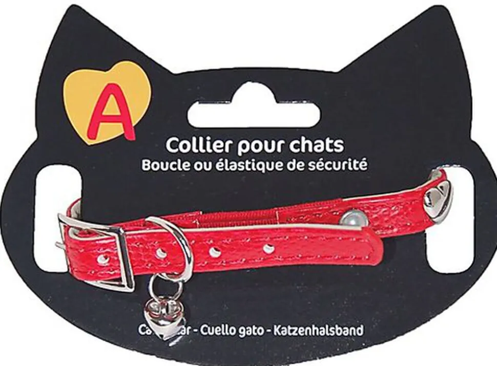 Animalis - Collier Original pour Chat - Rouge