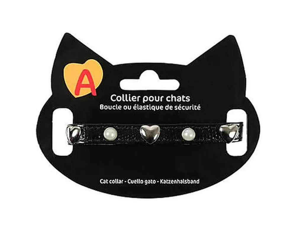 Animalis - Collier Original pour Chat - Noir