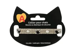 Animalis - Collier Original pour Chat - Beige