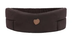 Animalis - Corbeille Tissus Suédine Marron et Beige pour Chien - T1