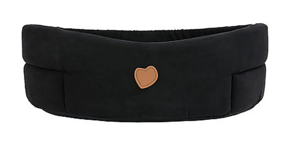 Animalis - Corbeille Tissus Suédine Noir et Gris pour Chien - T1