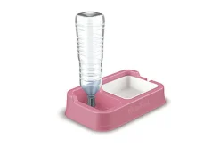 Animalis - Distributeur Eau/Croquettes pour Chien - Rouge