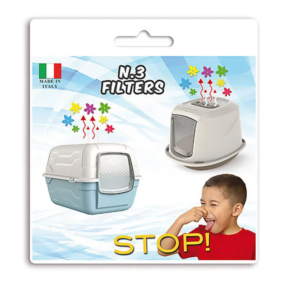 Animalis - Filtres Galaxy Maison de Toilette pour Chat - x3