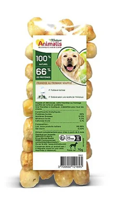 Animalis - Friandises au Fromage Souflé pour Chien - 70g
